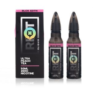 Riot Squad Black Ed Ultra Peach Tea 100ml Shortfill