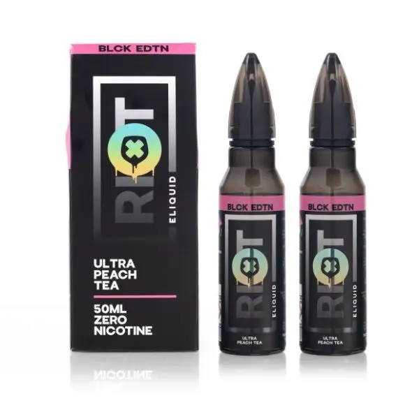 Riot Squad Black Ed Ultra Peach Tea 100ml Shortfill