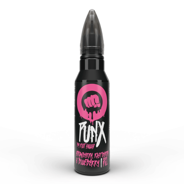 Riot Squad PUNX Strawberry, Raspberry & Blueberry 50ml Shortfill