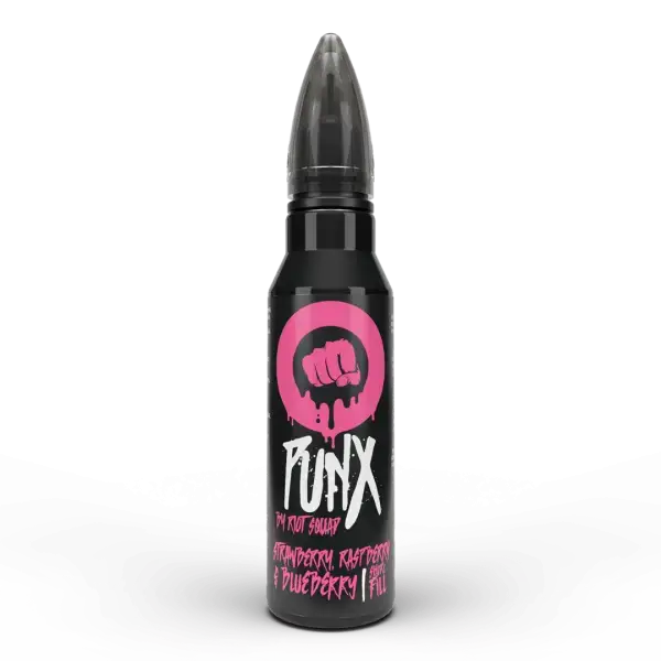 Riot Squad PUNX Strawberry, Raspberry & Blueberry 50ml Shortfill