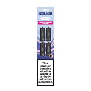 SKE Crystal 4-in-1 2400 Mixed Flavour Prefilled Pods - Blue Edition