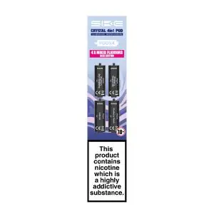 SKE Crystal 4-in-1 2400 Mixed Flavour Prefilled Pods - Blue Edition