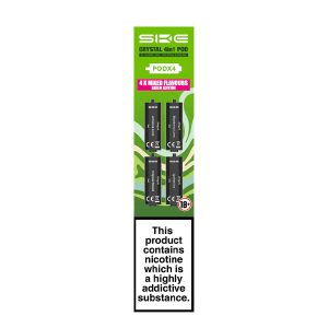 SKE Crystal 4-in-1 2400 Mixed Flavour Prefilled Pods - Green Edition