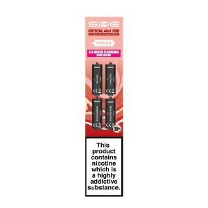 SKE Crystal 4-in-1 2400 Mixed Flavour Prefilled Pods - Rose Edition