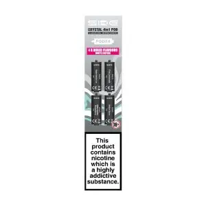 SKE Crystal 4-in-1 2400 Mixed Flavour Prefilled Pods - White Edition