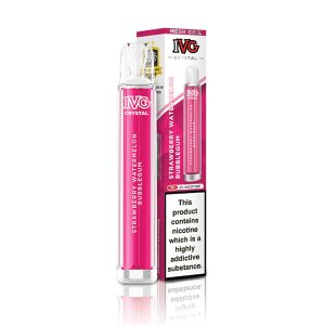 IVG Crystal Bar Disposable Vape - Strawberry Watermelon Bubblegum