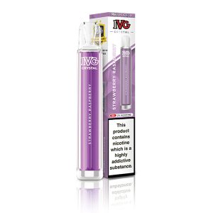 IVG Crystal Bar Disposable Vape - Strawberry Raspberry