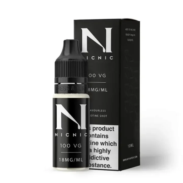 My Vapery Nicnic 10ml 18mg 100 VG Nic Shot
