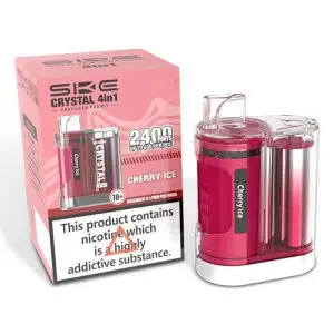 SKE Crystal 4-in-1 2400 Pod Kit Cherry Ice