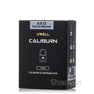 Uwell Caliburn A3 Pod - 4 Pack 0.8ohm