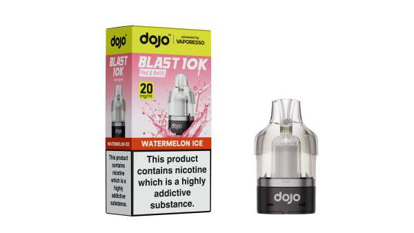 Vaporesso Dojo Blast 10k Replacment Pod Watermelon Ice 20mg