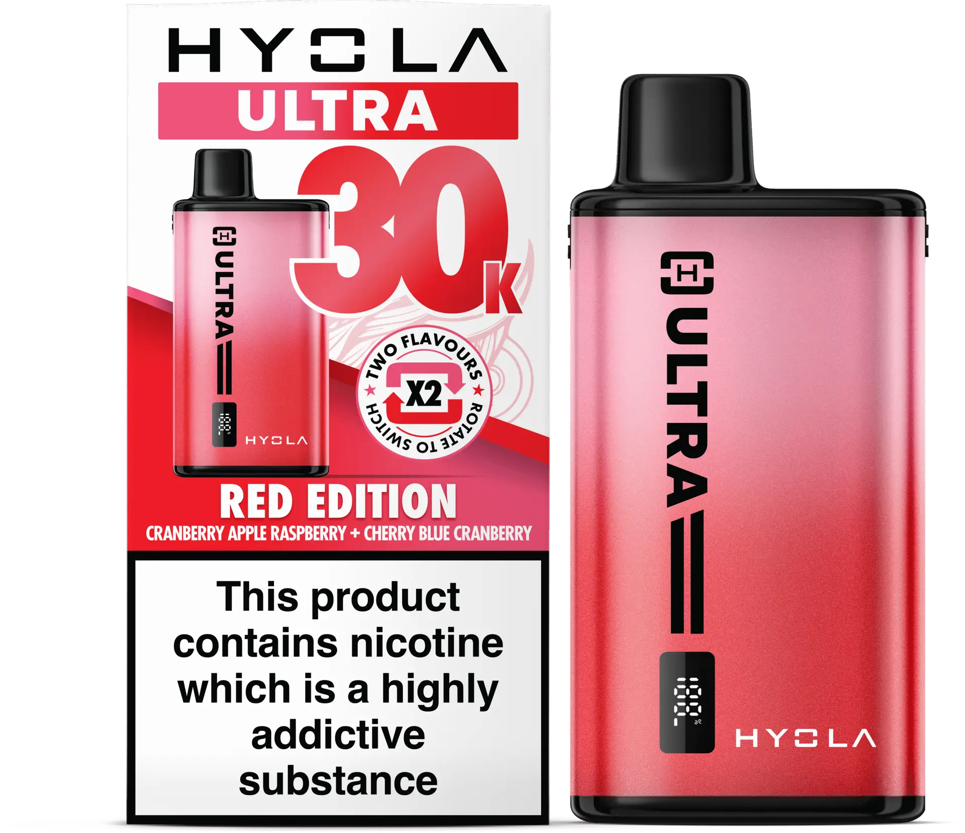 Hyola 30k Prefilled Pod Kit Red Edition
